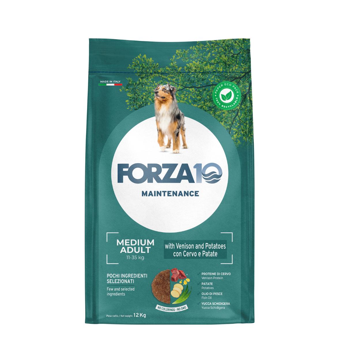Forza10 Medium Adult Maintenance Cervo e Patate 12KG