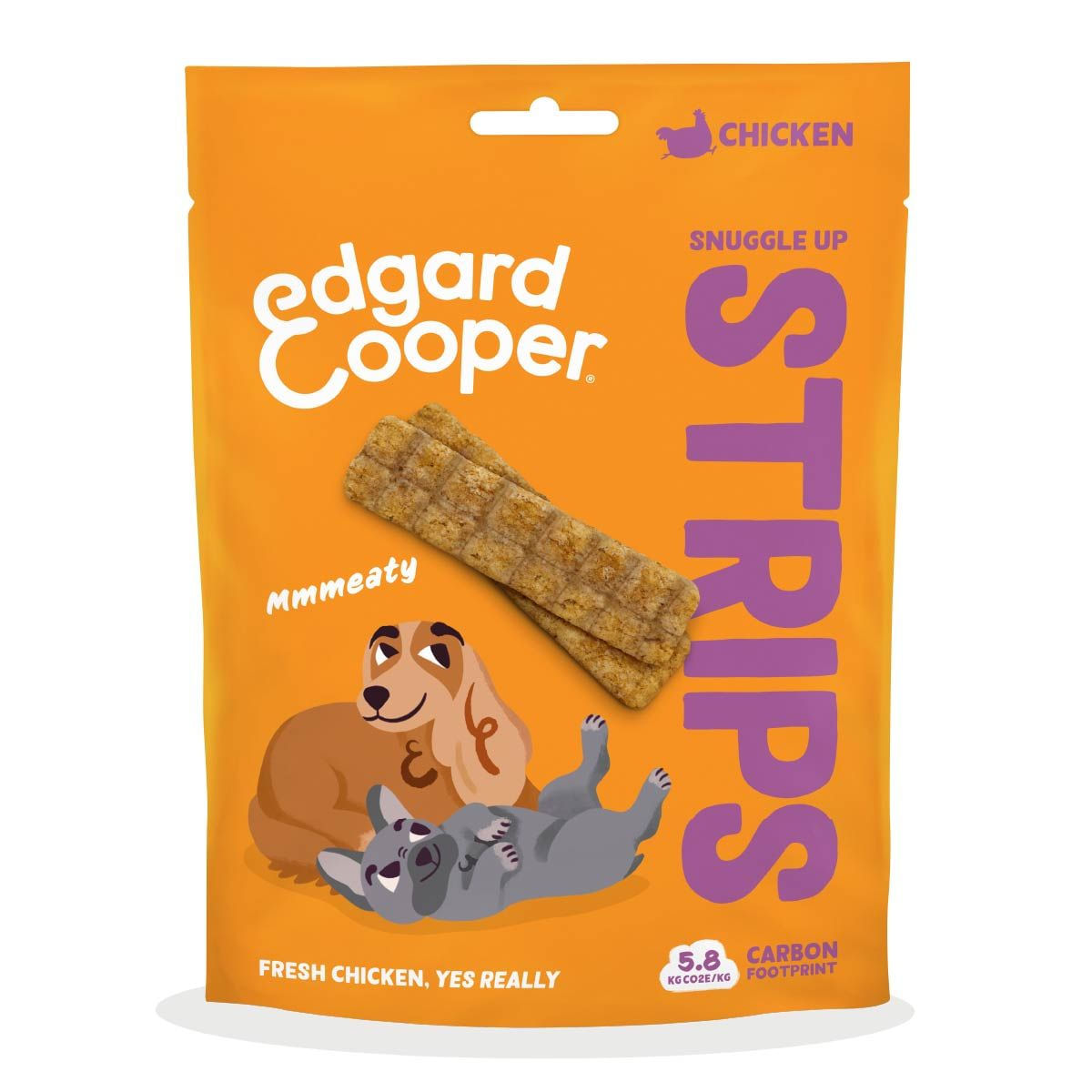 Edgard&Cooper Snack Dog Strisce 75G POLLO