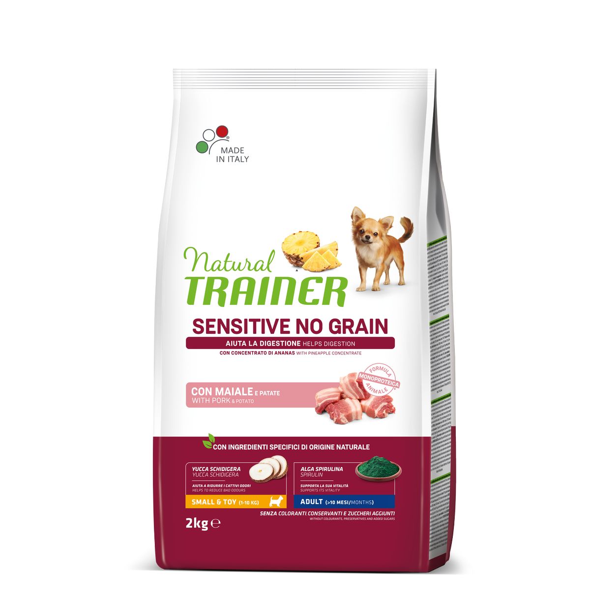 Natural Trainer Sensitive No Grain Mini Maiale 2KG