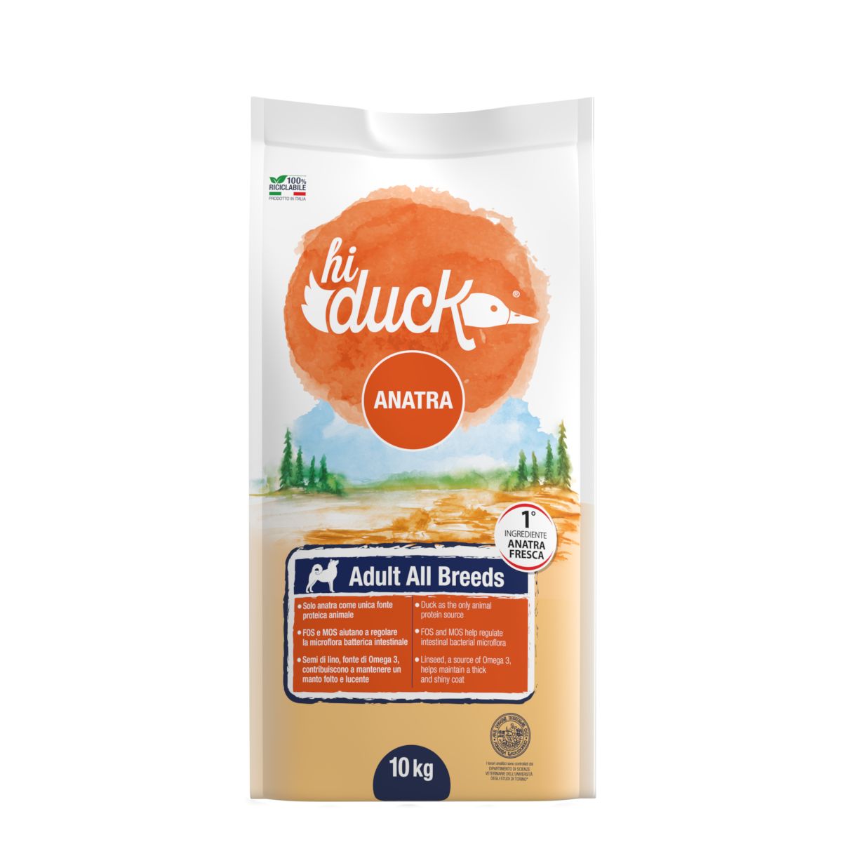 Hi Duck Dog Adult Anatra 10KG