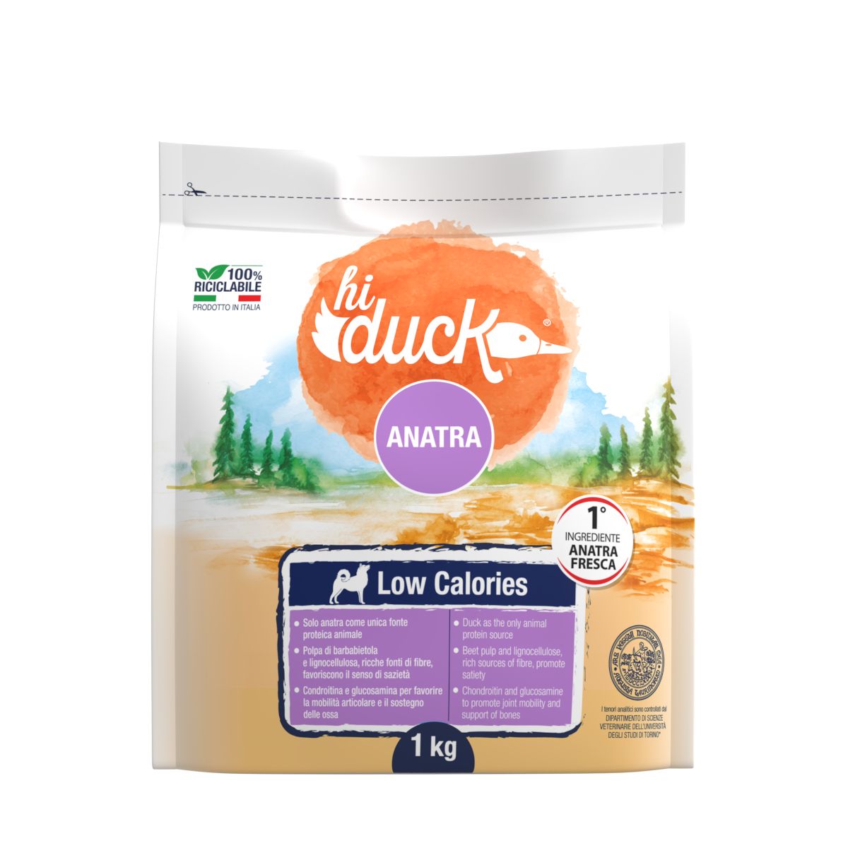 Hi Duck Dog Low Calories Anatra 1KG