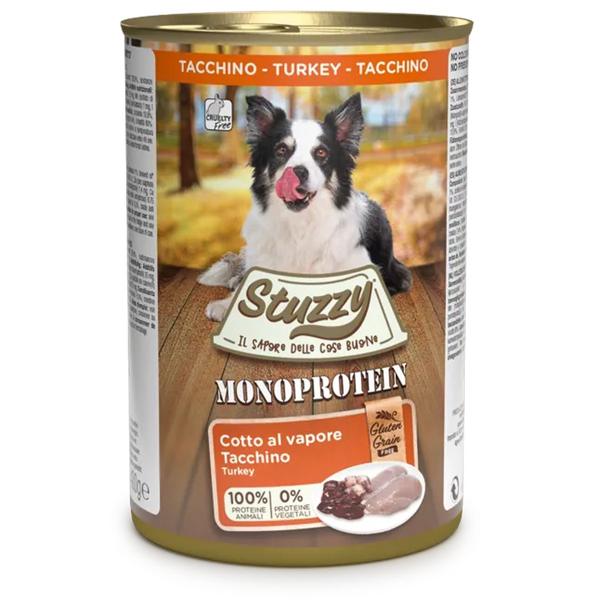 Stuzzy Dog Monoprotein Lattina 400G TACCHINO