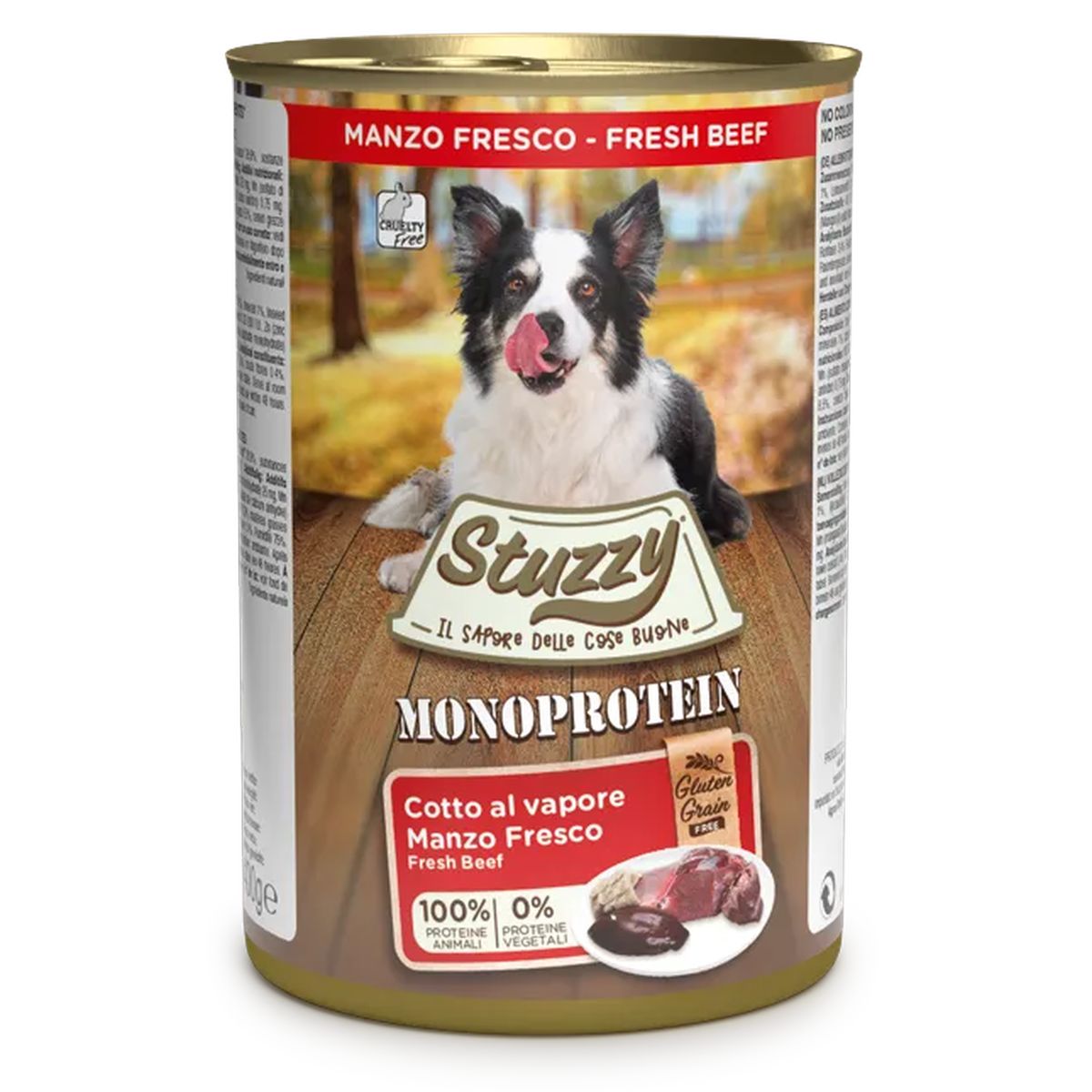 Stuzzy Dog Monoprotein Lattina 400G MANZO