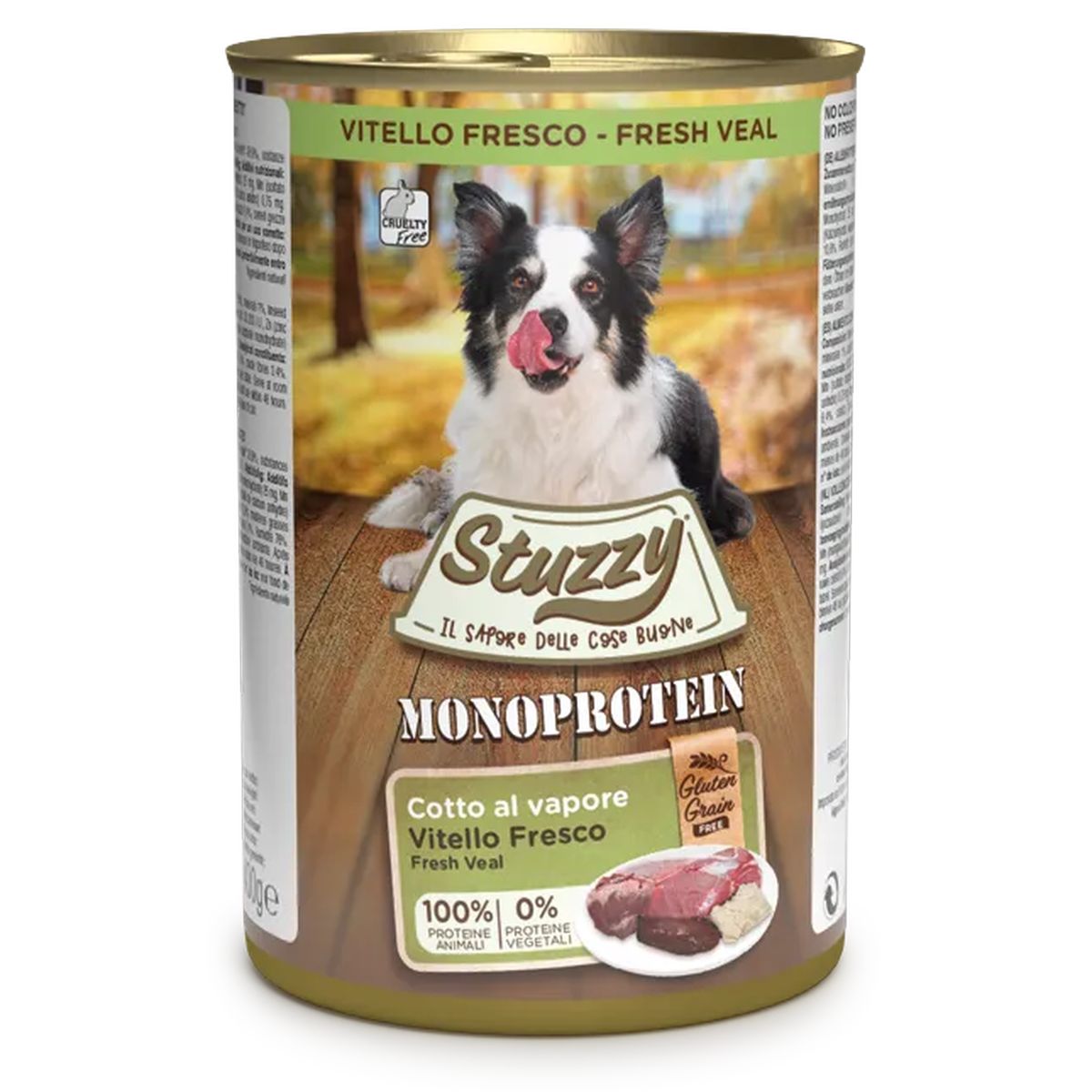 Stuzzy Dog Monoprotein Lattina 400G VITELLO
