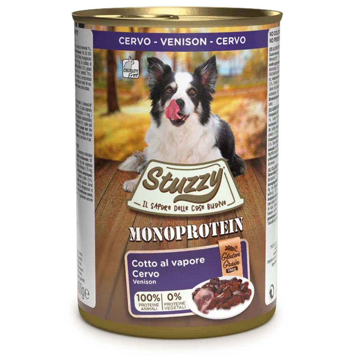 Stuzzy Dog Monoprotein Lattina 400G CERVO