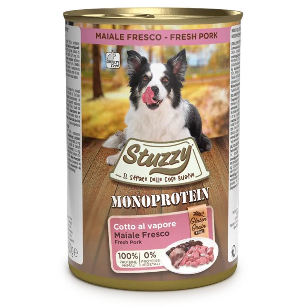 Stuzzy Dog Monoprotein Lattina 400G MAIALE