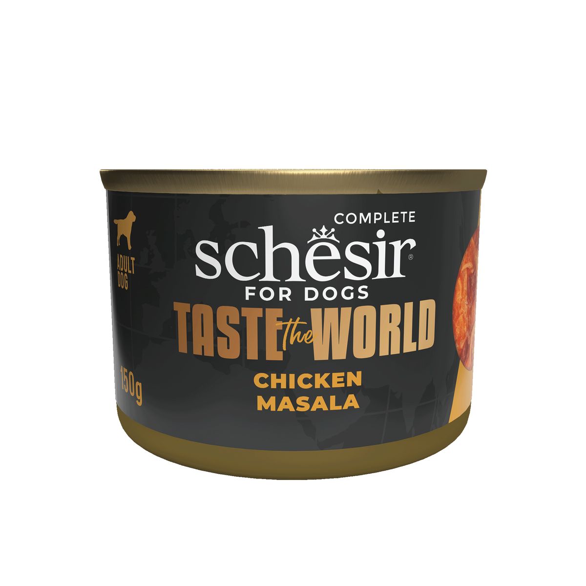 Schesir Taste The World Dog Lattina Multipack 8x150G POLLO CON COCCO