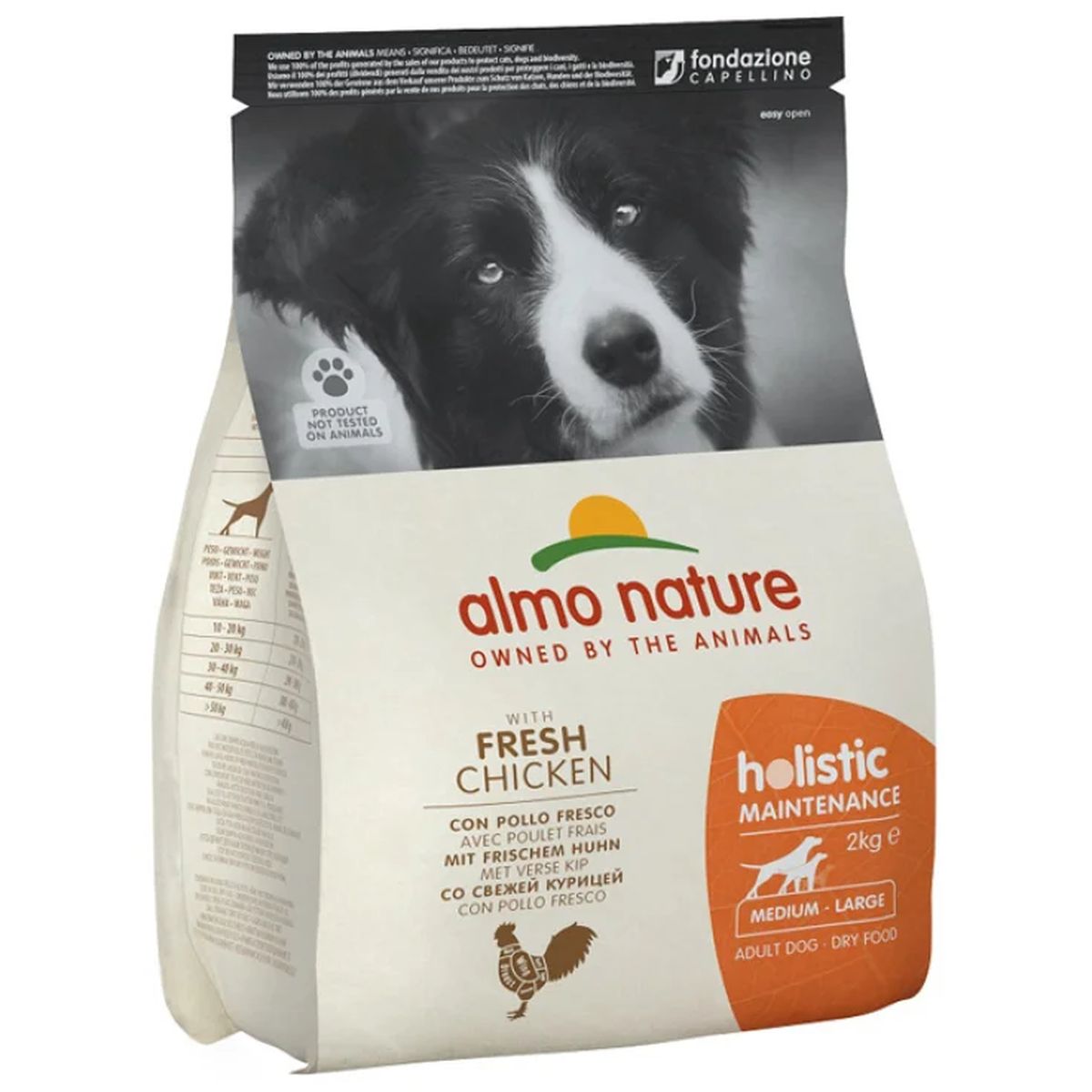 Almo Nature Holistic Maintenance Medium Large Pollo e Riso 2KG