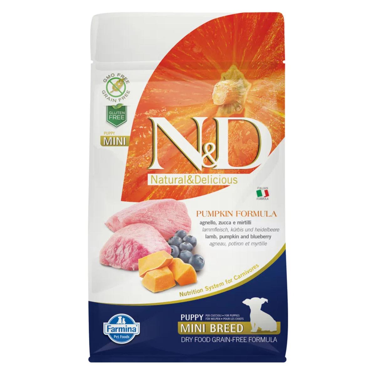 N&D Pumpkin Puppy Mini Agnello Zucca e Mirtilli