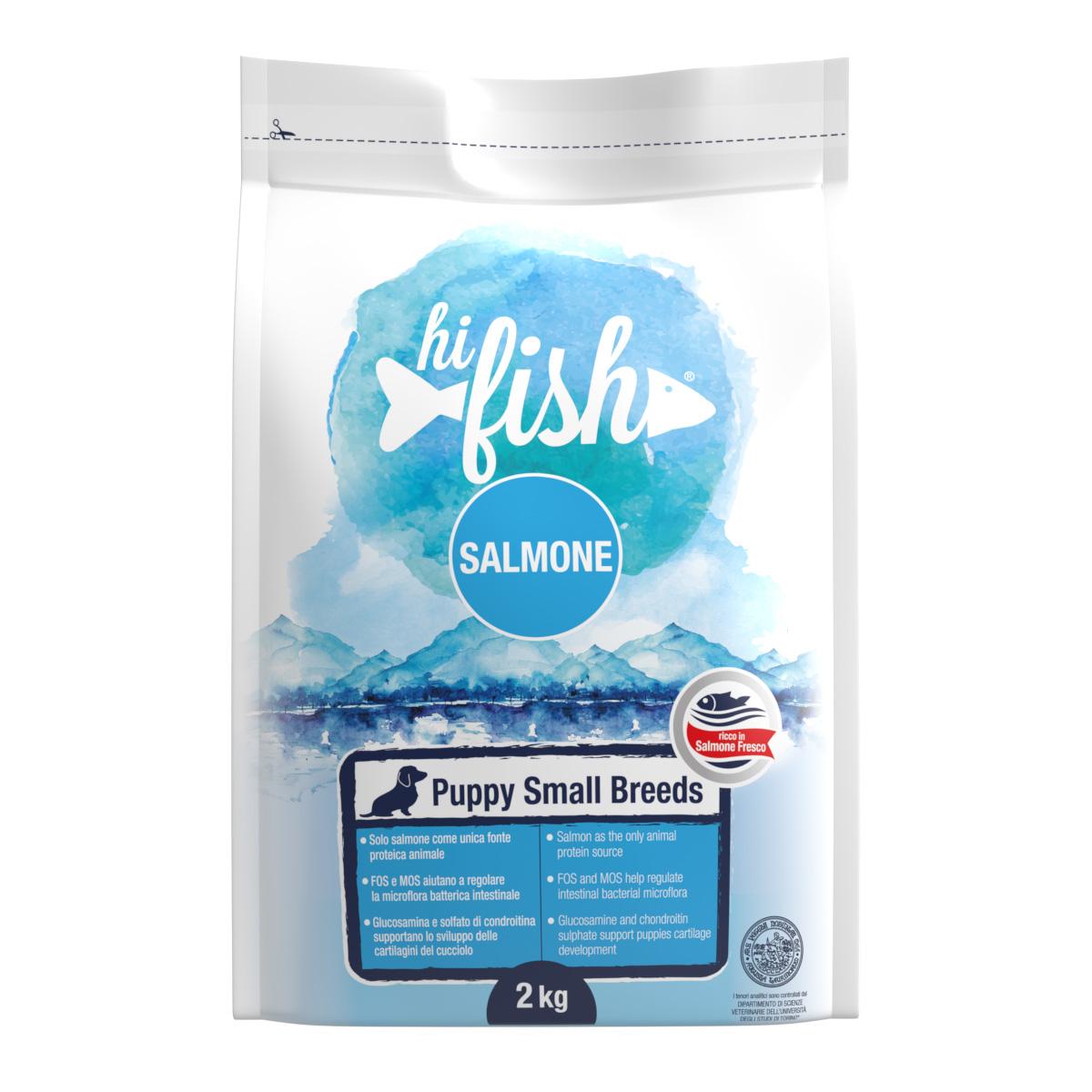 Hi Fish Puppy Small Breeds Salmone 2KG