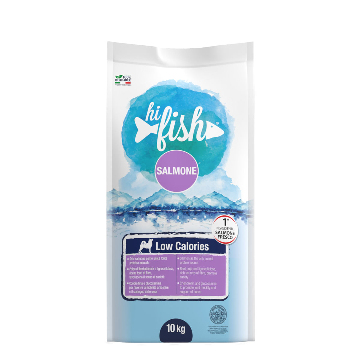 Hi Fish Dog Fresco Low Calories Salmone 10KG