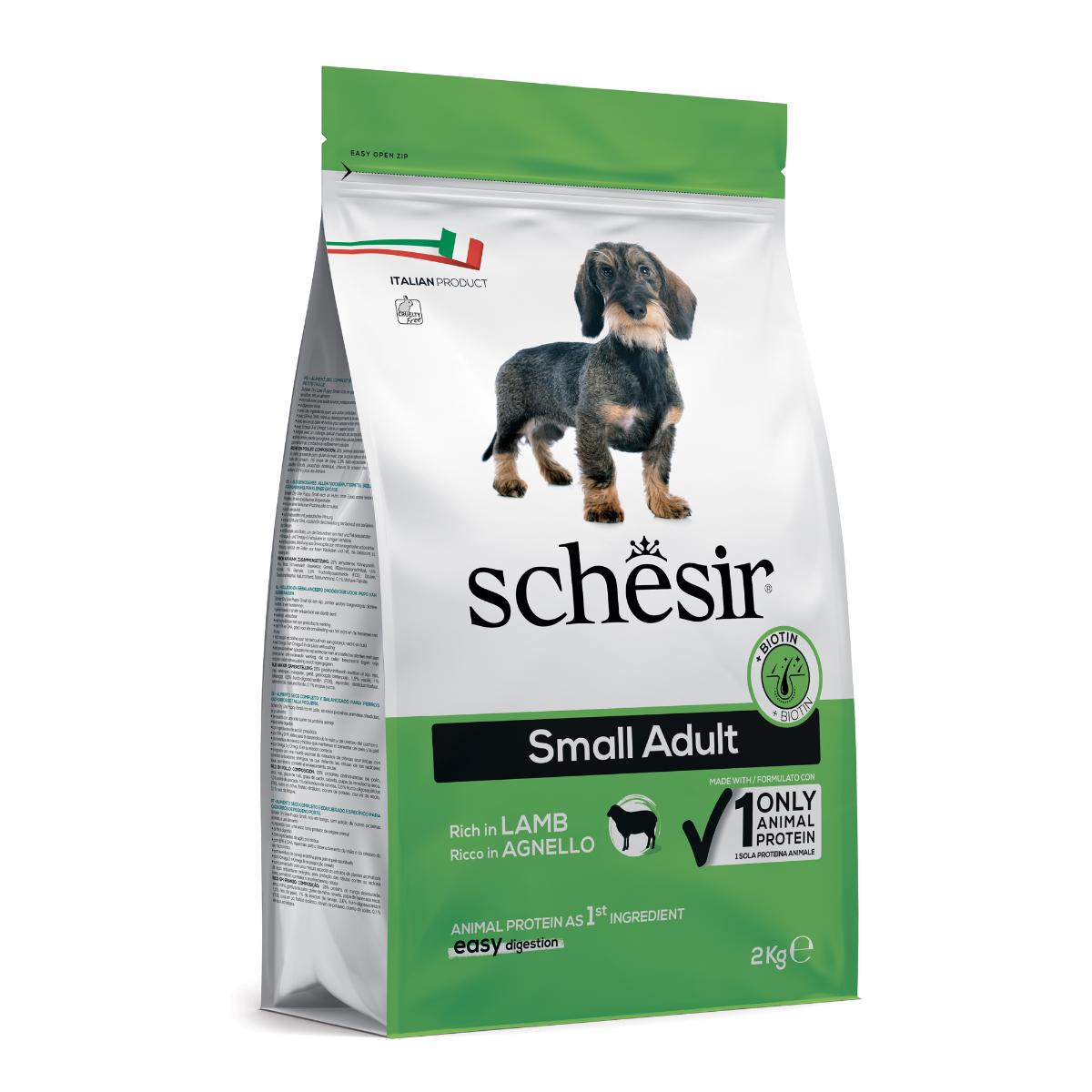 Schesir Small Adult Maintenance con agnello 2KG