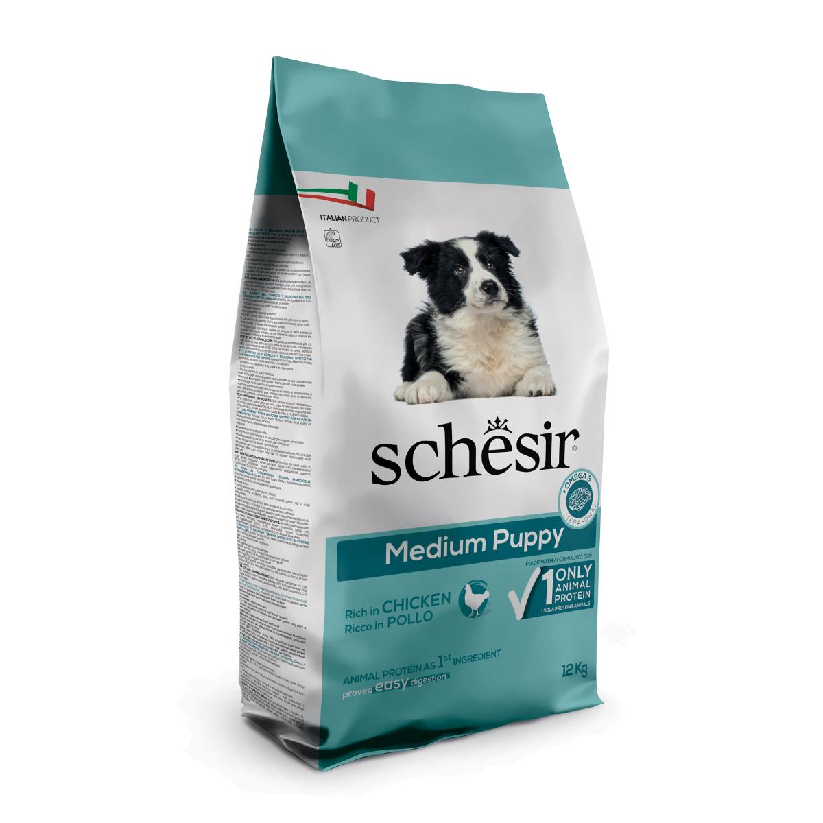 Schesir Medium Puppy Pollo 12KG