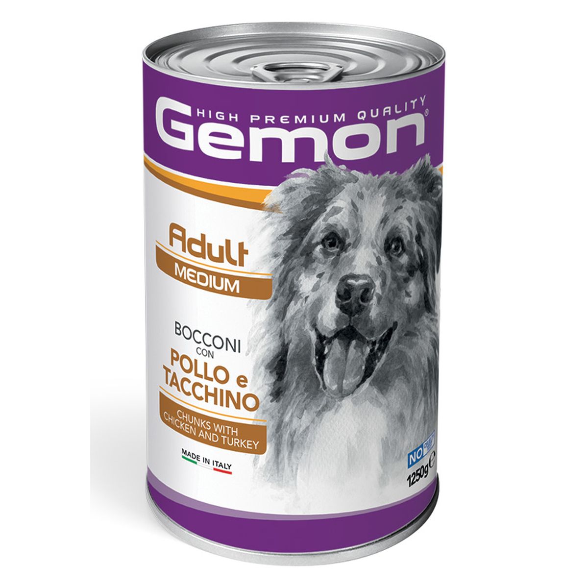 Gemon Dog Adult Medium Lattina 1.2KG POLLO E TACCHINO