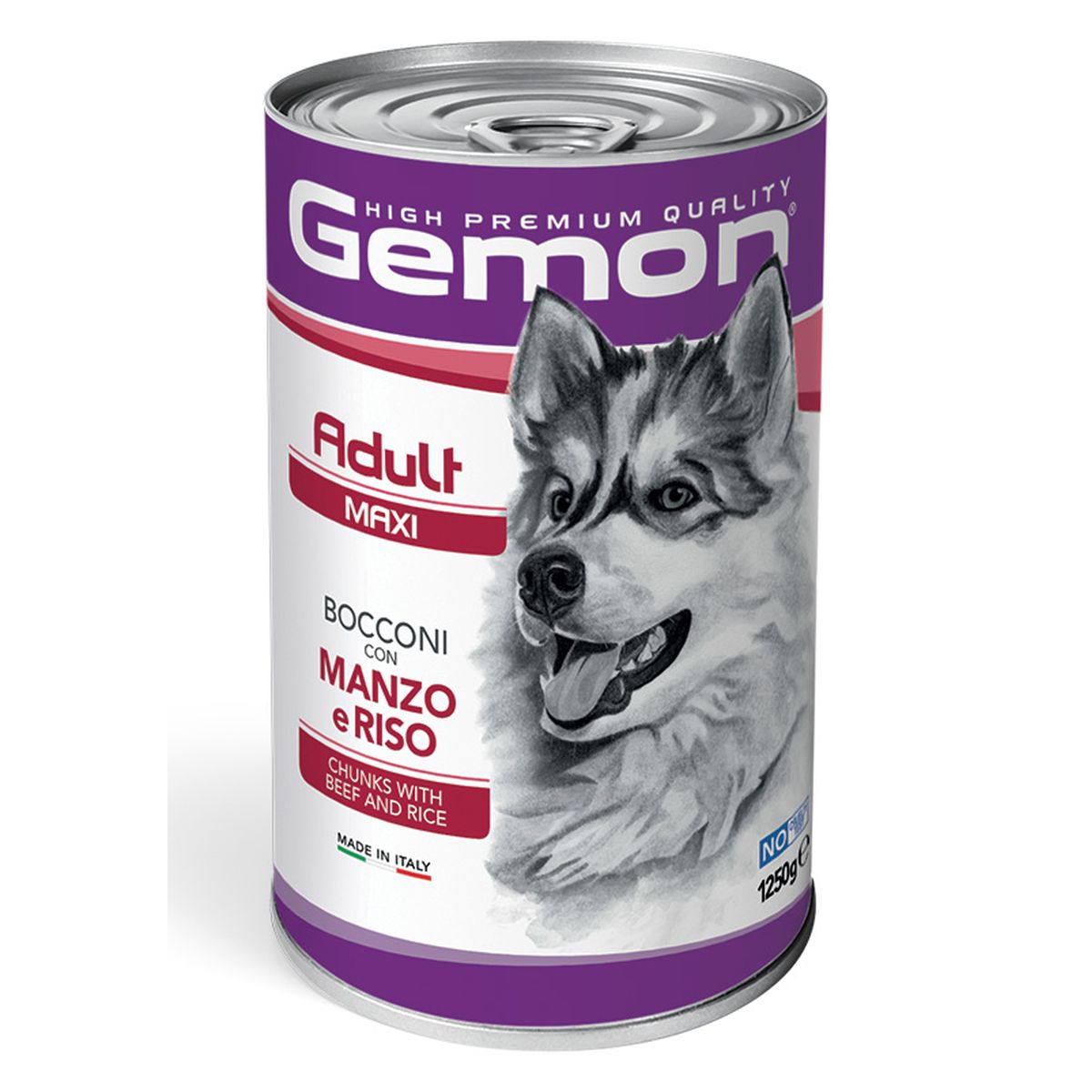 Gemon Dog Adult Maxi Lattina 1.2KG MANZO E RISO