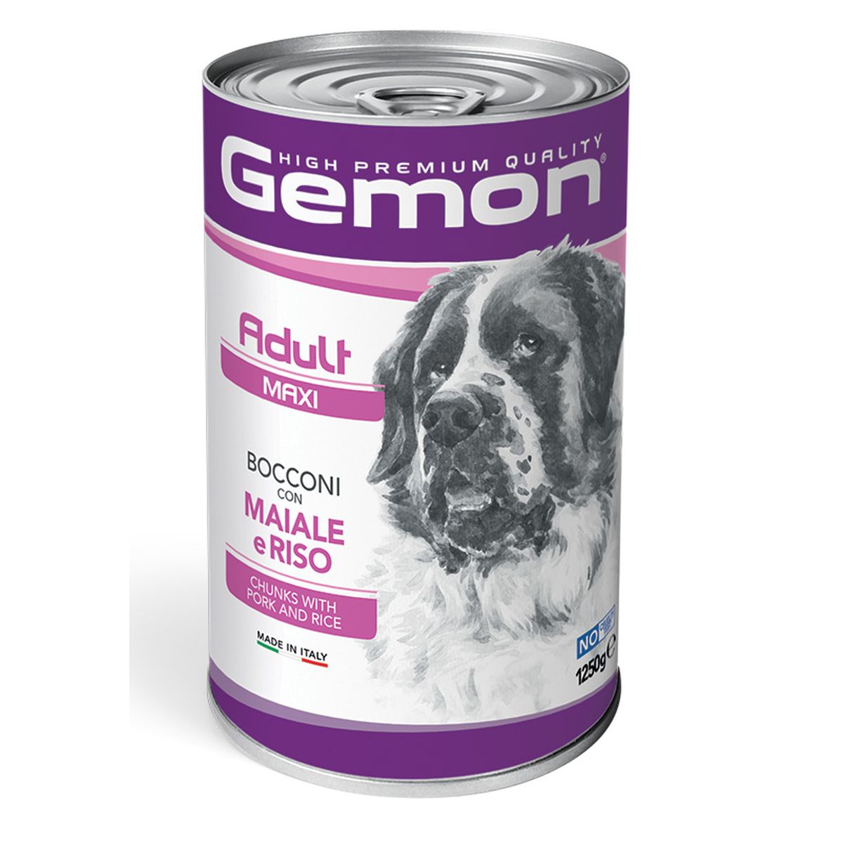 Gemon Dog Adult Maxi Lattina 1.2KG MAIALE E RISO