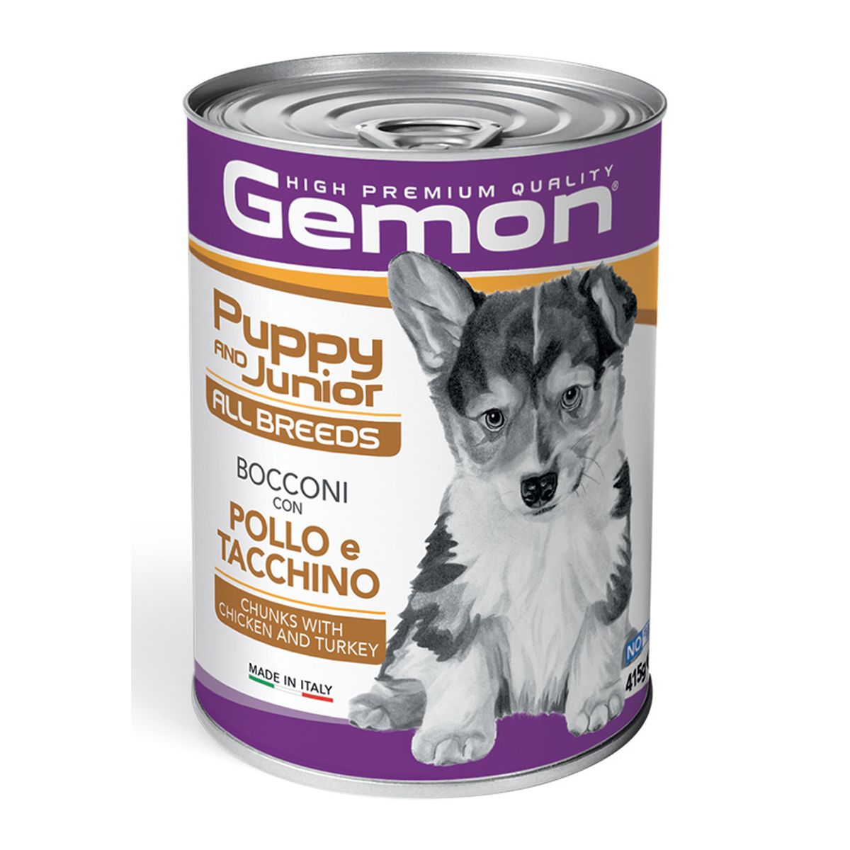 Gemon Dog Puppy e Junior All Breeds Lattina 415G