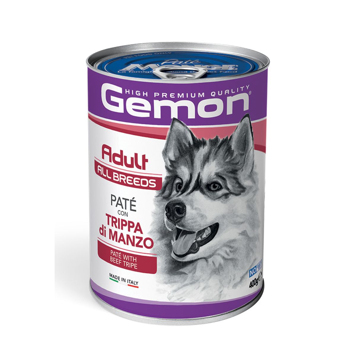 Gemon Dog Adult All Breeds Lattina 400G TRIPPA DI MANZO