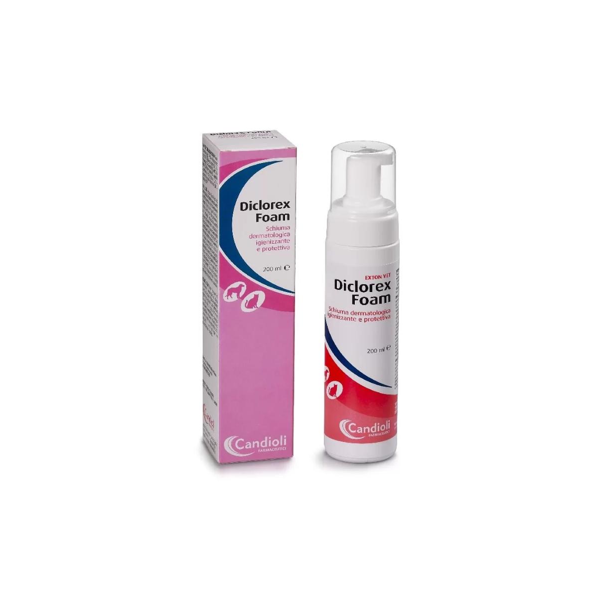 Diclorex Foam Schiuma Dermatologica Igienizzante e Protettiva