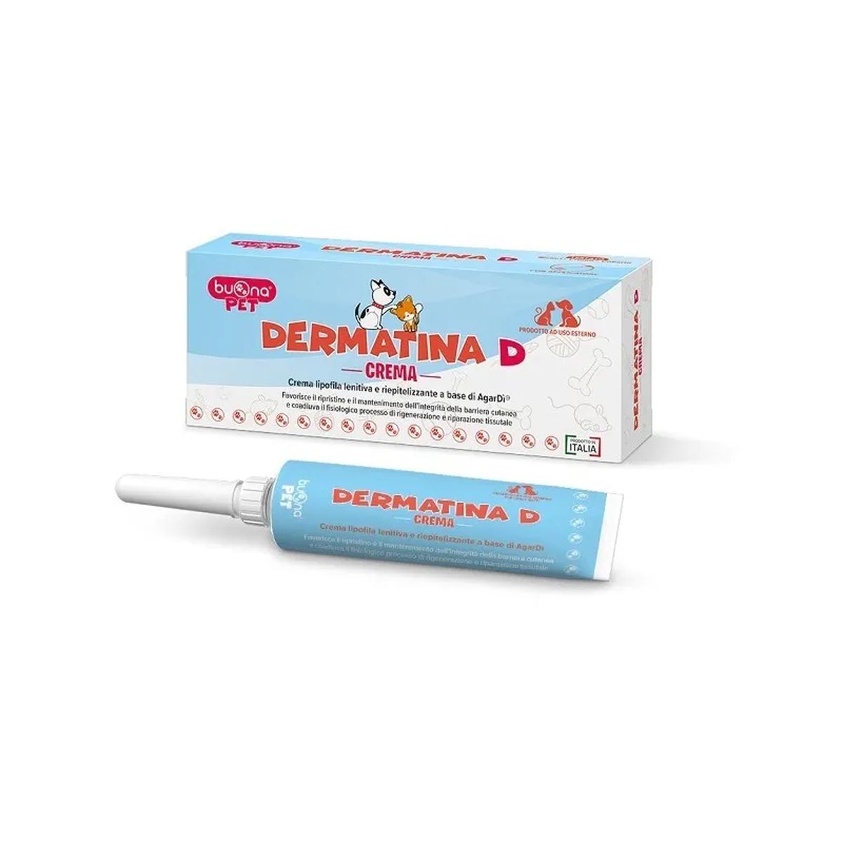 Buona Pet Dermatina D Crema per Cani e Gatti