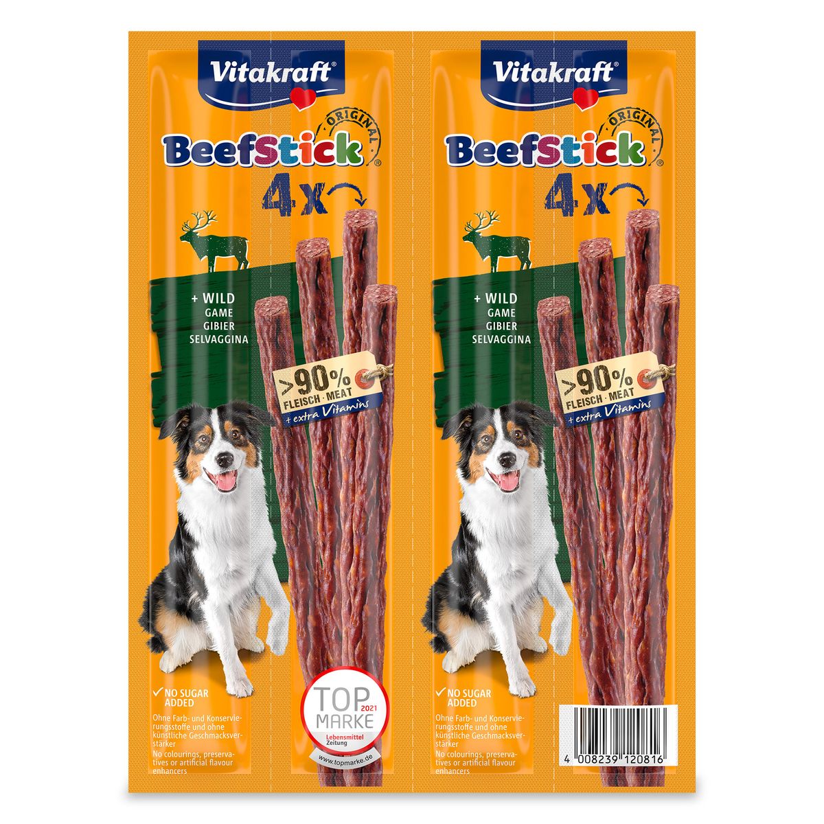 Vitakraft Dog Beef Stick Multipack 4x12G SELVAGGINA