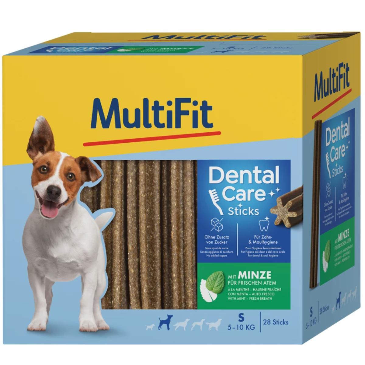 MultiFit Snack Dental Care Mint Sticks S