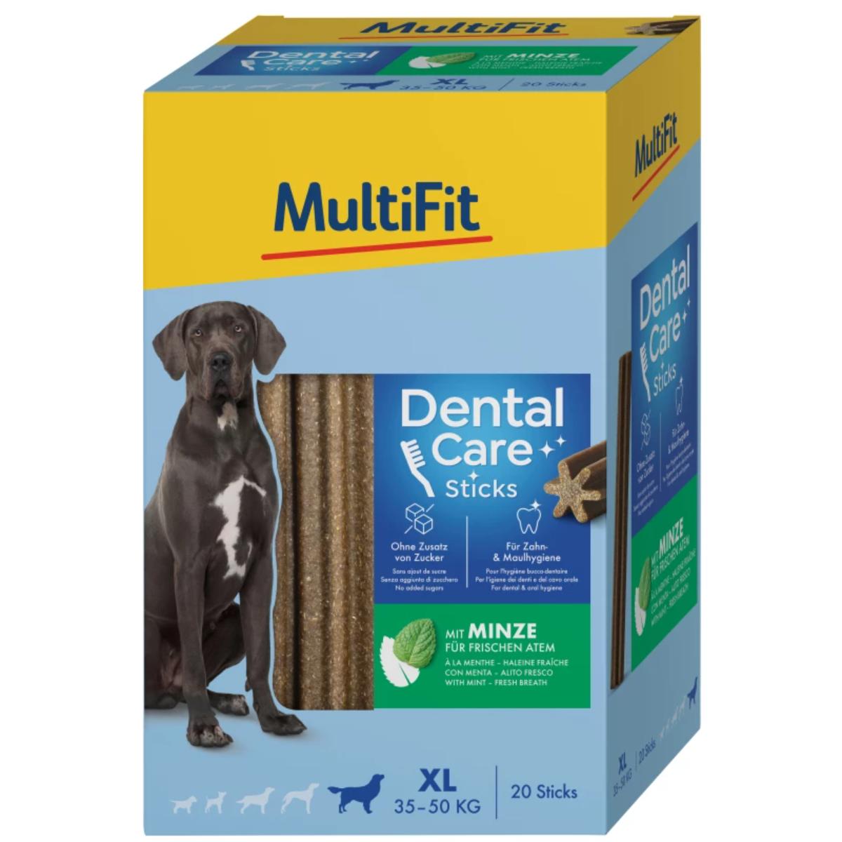 MultiFit Snack Dental Care Mint Sticks XL
