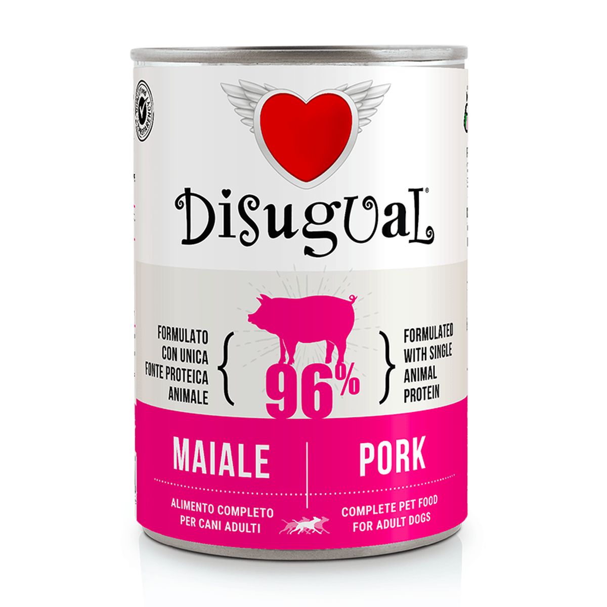 Disugual Dog Monoprotein Formula Lattina 400G MAIALE
