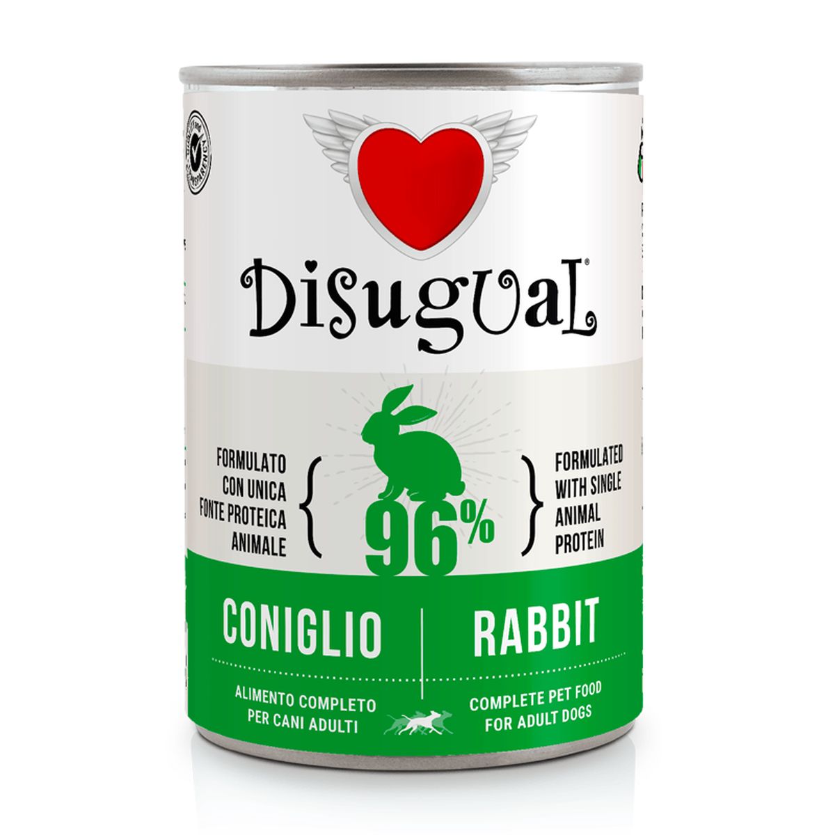 Disugual Dog Monoprotein Formula Lattina 400G CONIGLIO
