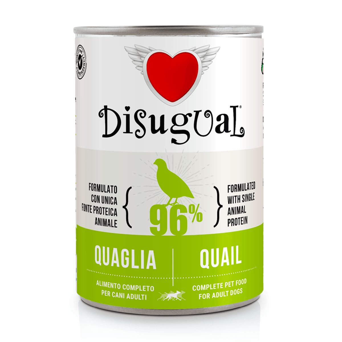 Disugual Dog Monoprotein Formula Lattina 400G QUAGLIA