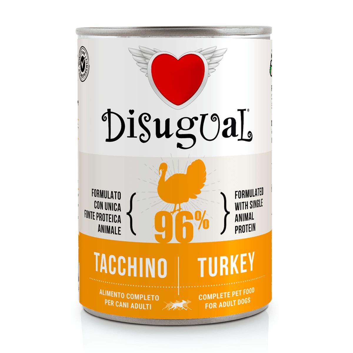 Disugual Dog Monoprotein Formula Lattina 400G TACCHINO