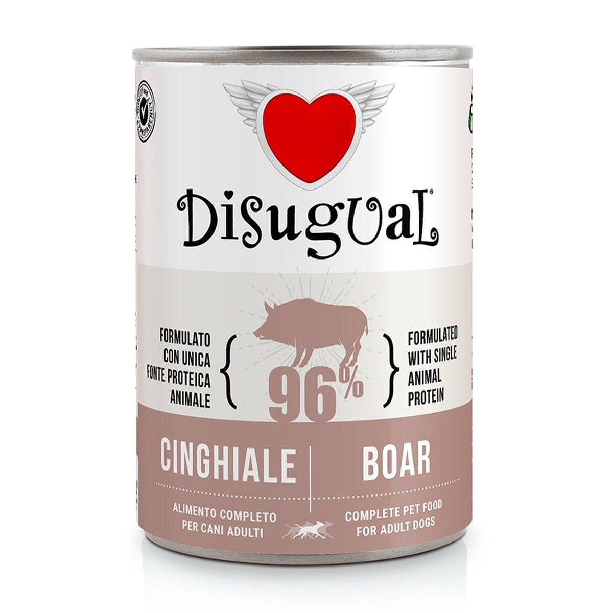 Disugual Dog Monoprotein Formula Lattina 400G CINGHIALE