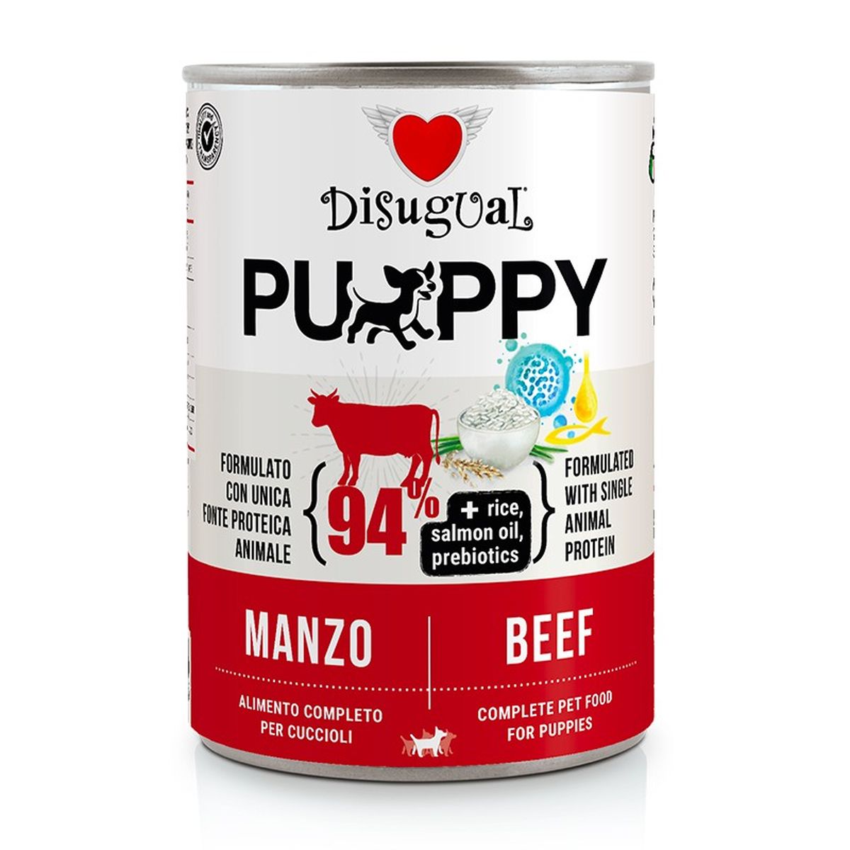 Disugual Puppy Monoprotein Formula Lattina 400G MANZO