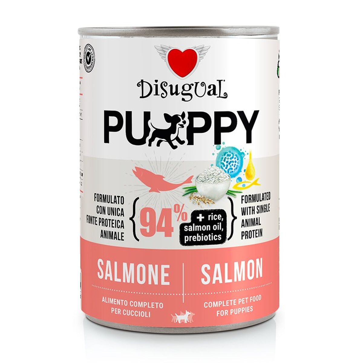 Disugual Puppy Monoprotein Formula Lattina 400G SALMONE