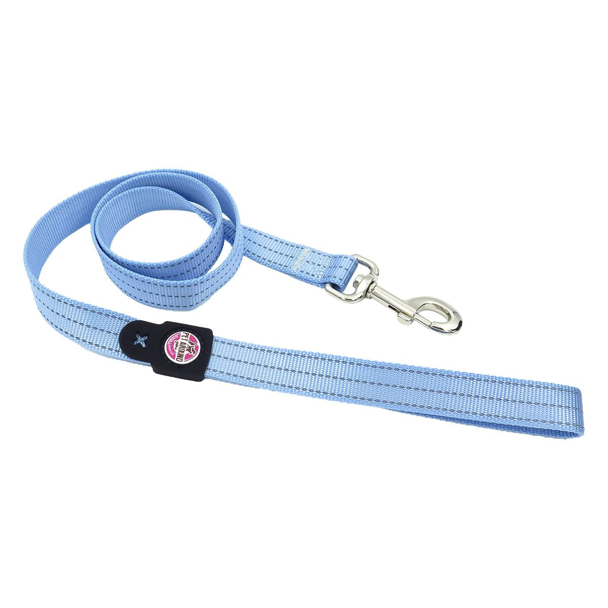 Guinzaglio Reflective Nylon Celeste M