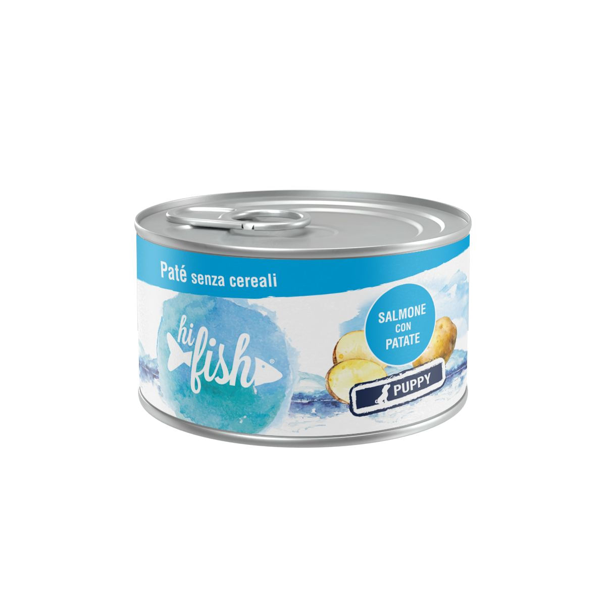 Hi Fish Puppy Lattina Multipack 12x150G SALMONE CON PATATE