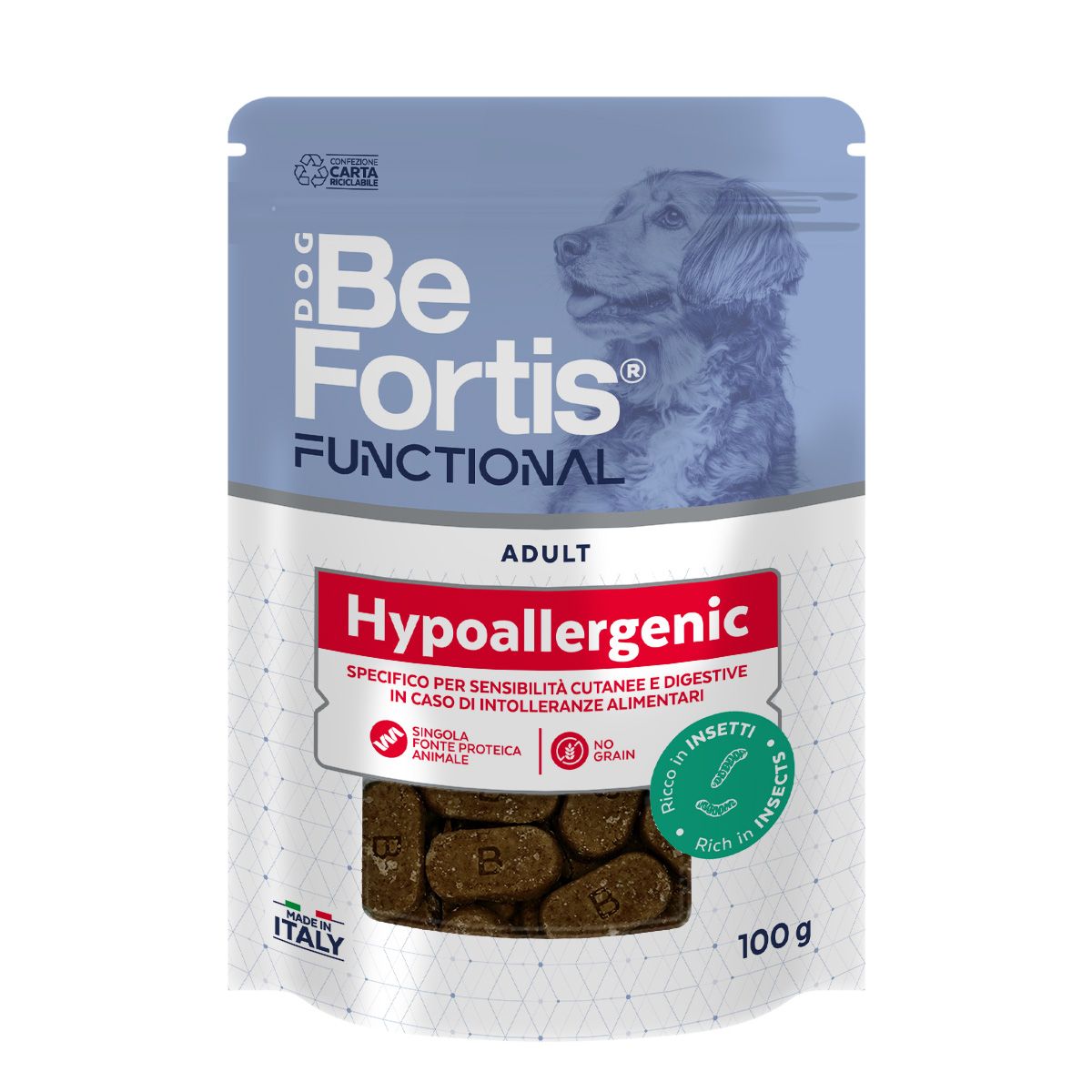 Befortis Dog Functional Snack Hypoallergenic 100G INSETTI