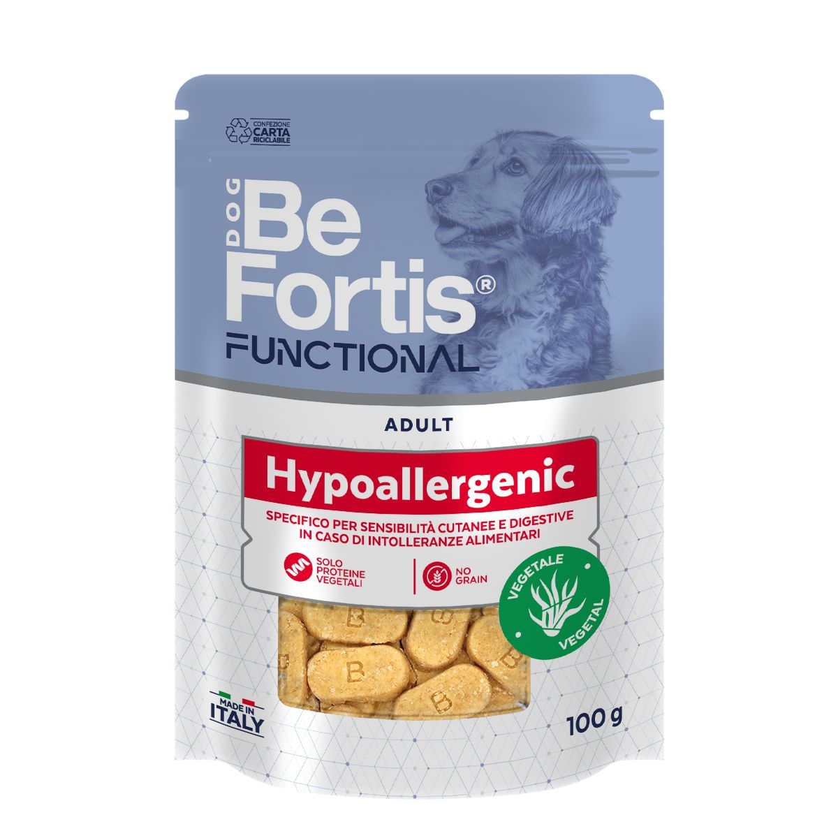 Befortis Dog Functional Snack Hypoallergenic 100G VEGETALE