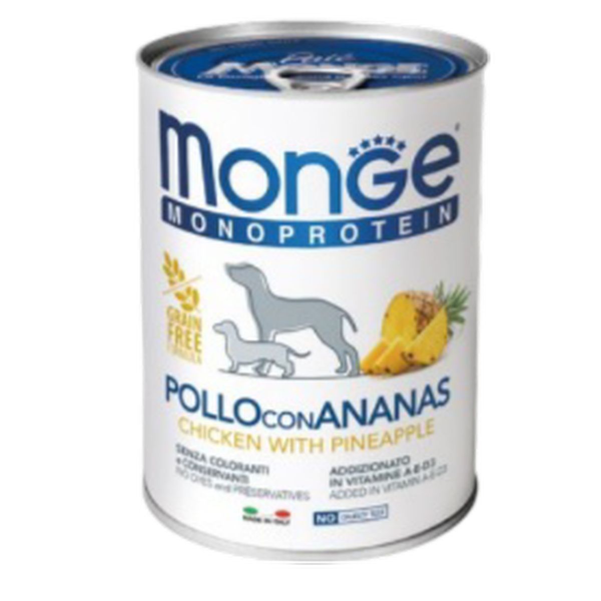 Monge Monoprotein Dog Lattina 400G POLLO CON ANANAS