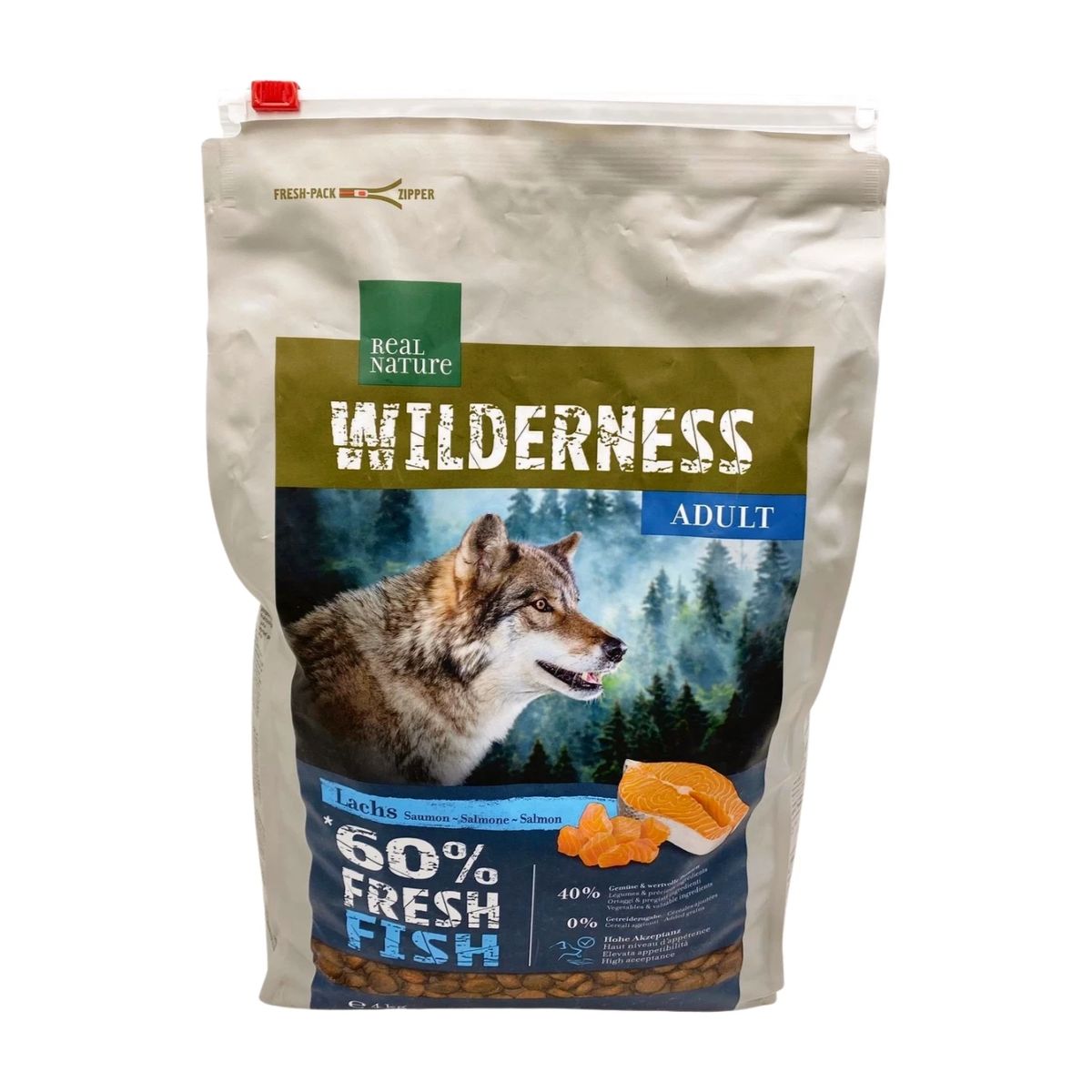 Real Nature Wilderness Dog Fresh Fish Salmone 4KG