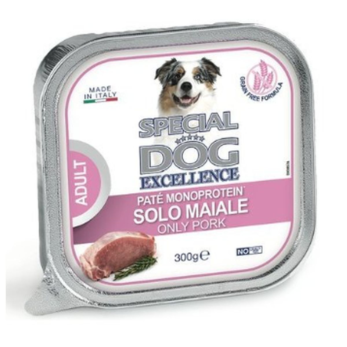 Special Dog Excellence Monoprotein Vaschetta Multipack 18x300G MAIALE