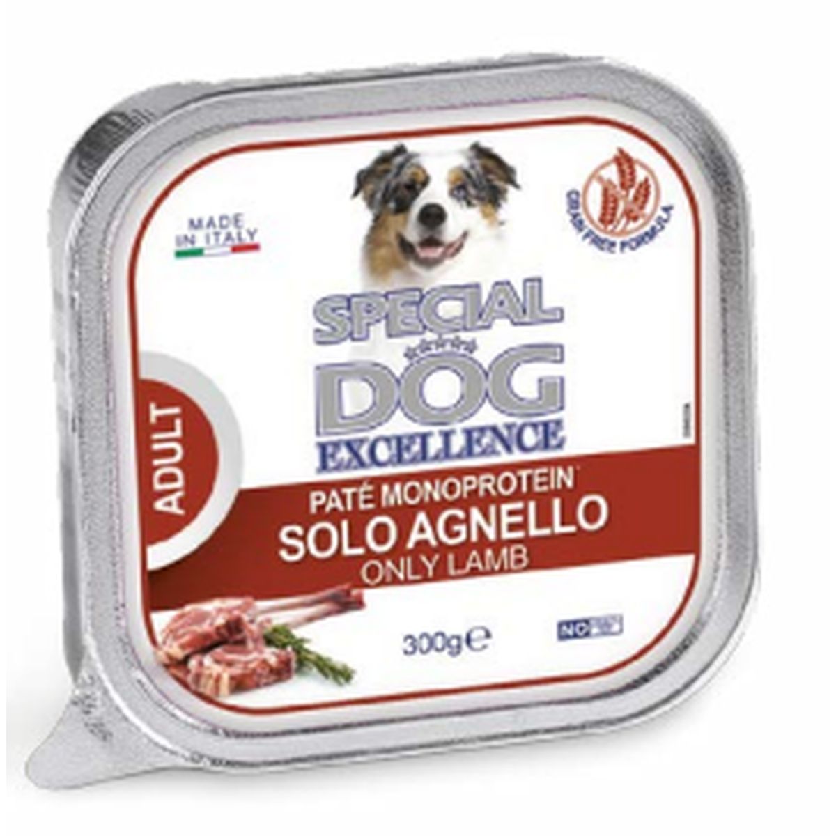Special Dog Excellence Monoprotein Vaschetta Multipack 18x300G AGNELLO