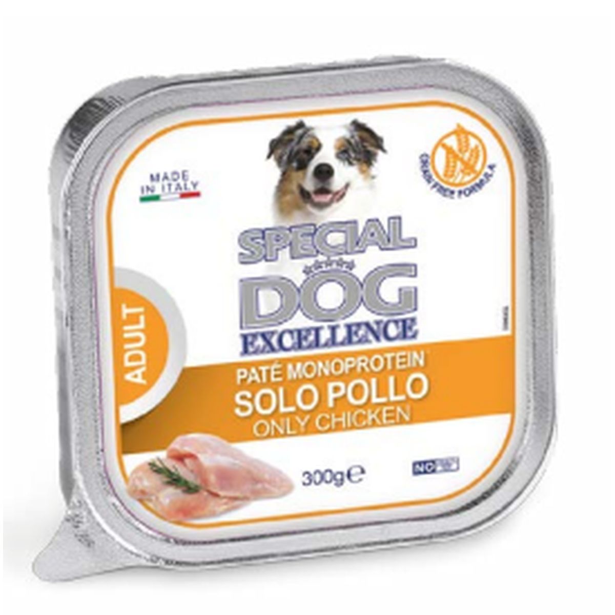 Special Dog Excellence Monoprotein Vaschetta Multipack 18x300G POLLO