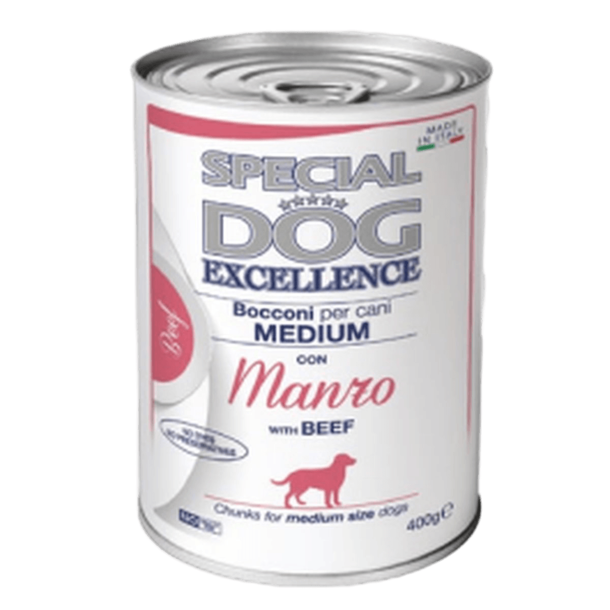 Special Dog Excellence Medium Adult Lattina 400G MANZO