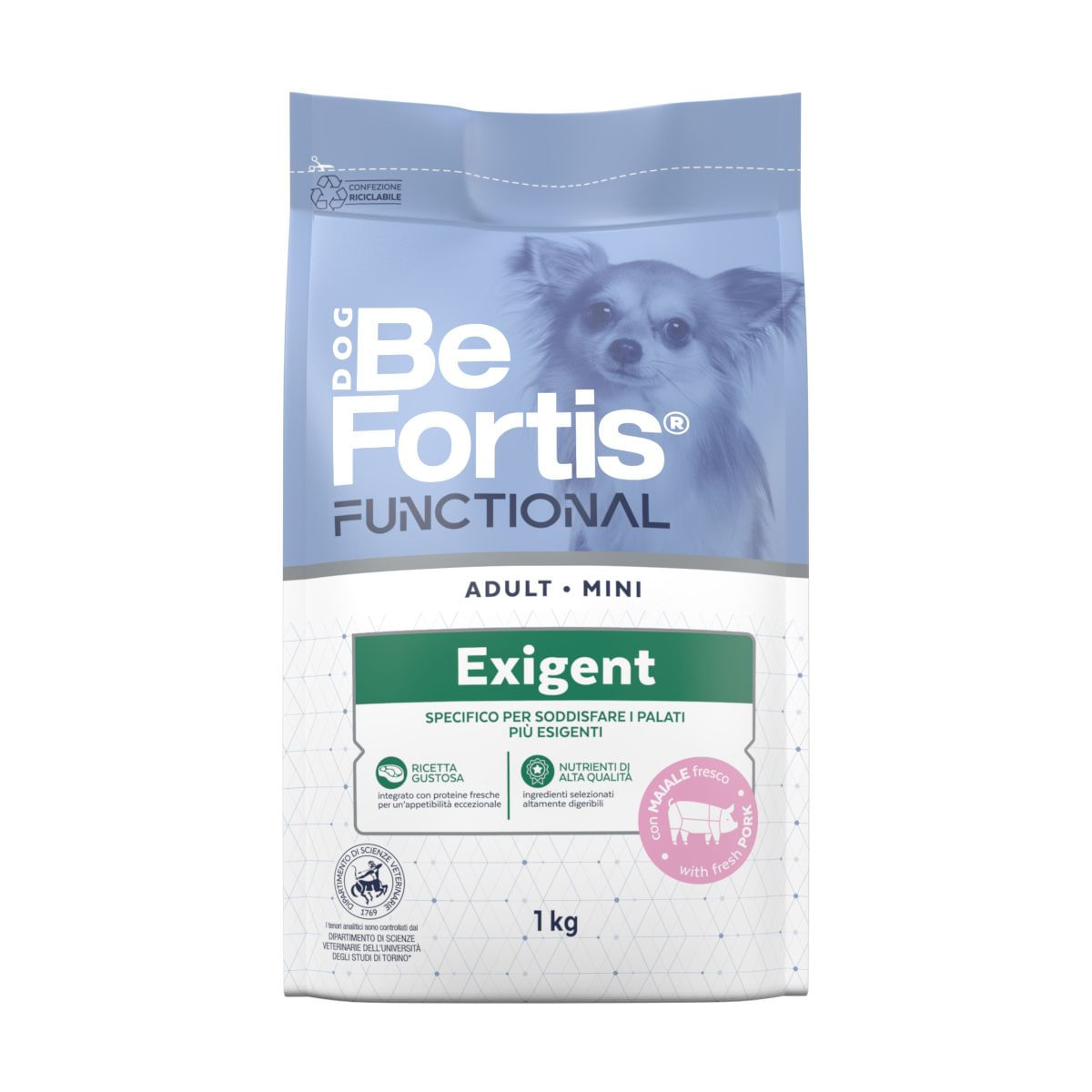 BeFortis Dog Mini Adult Exigent 1KG
