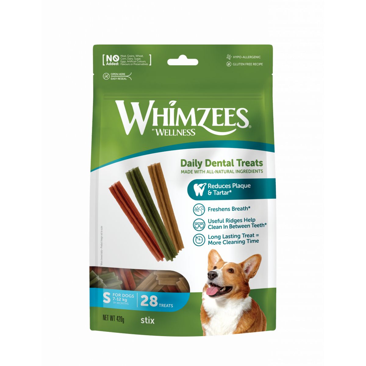 Whimzees Dog Snack Stix S