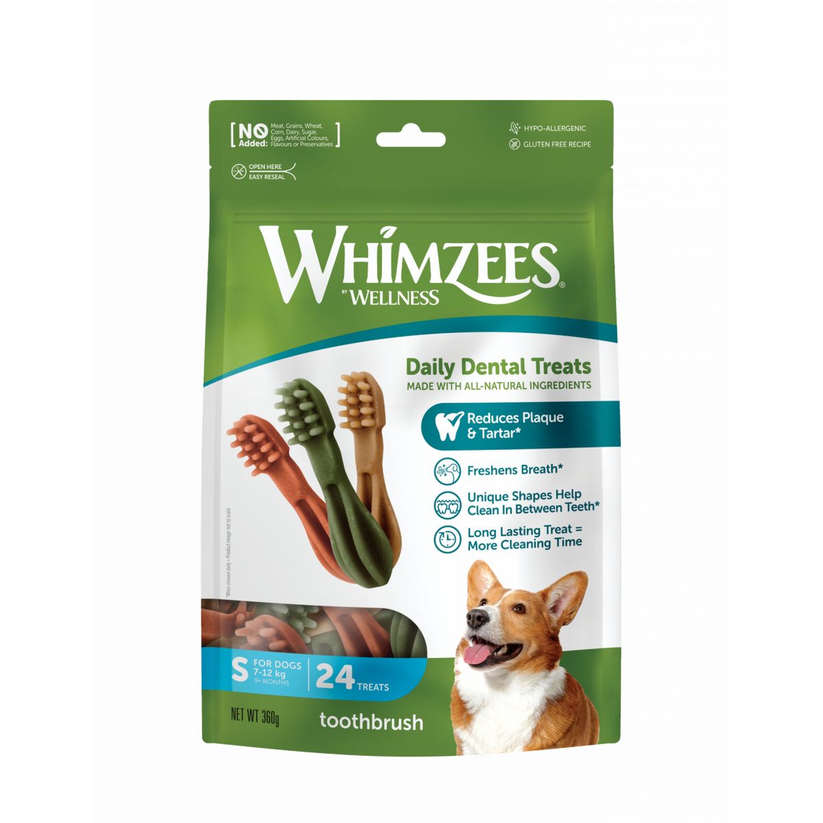 Whimzees Dog Toothbrush Star S