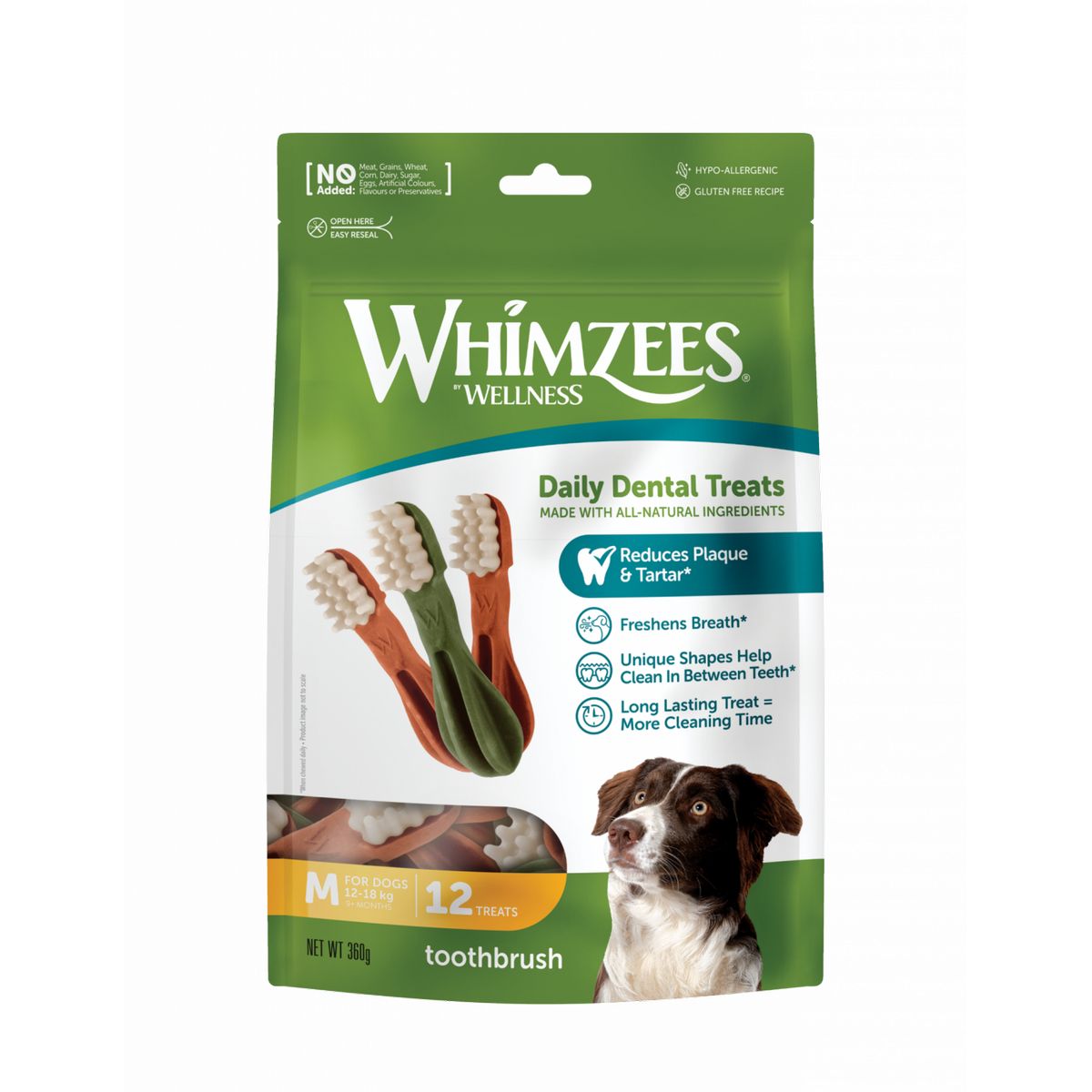 Whimzees Dog Toothbrush Star M
