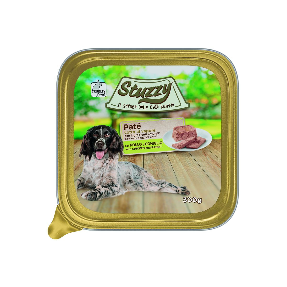 Stuzzy Dog Vaschetta Multipack 18x300G POLLO E CONIGLIO