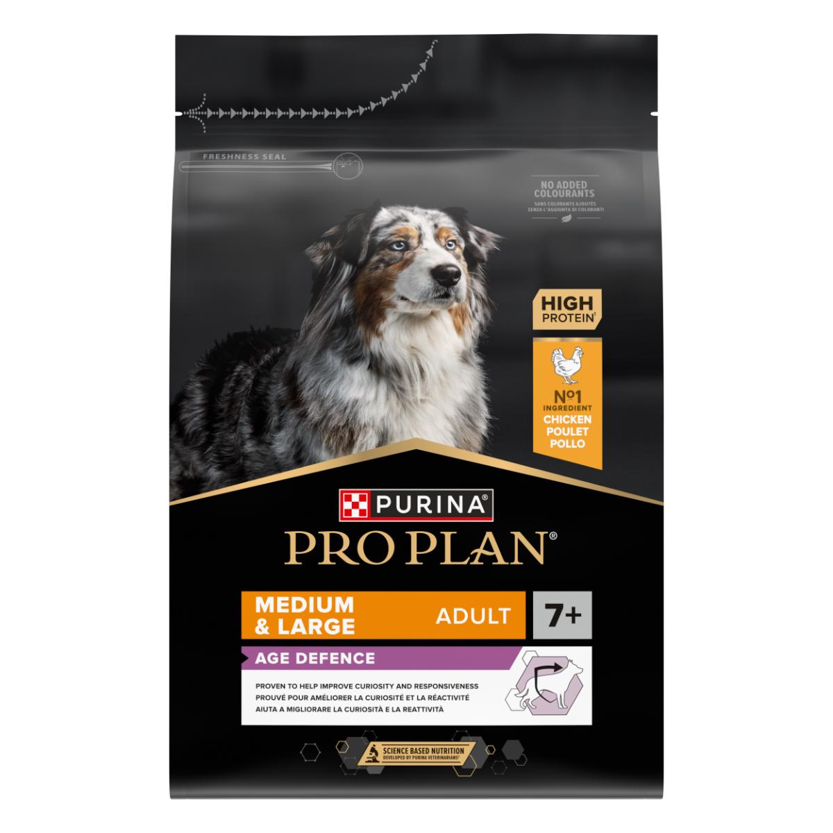 Purina Pro Plan Age Defence Medium e Large Adult 7+ 3KG